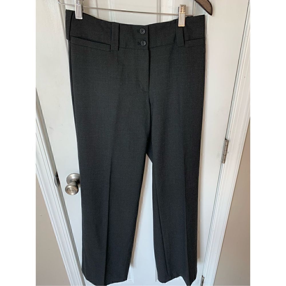Express dress pants new size 4 straight leg black/gray